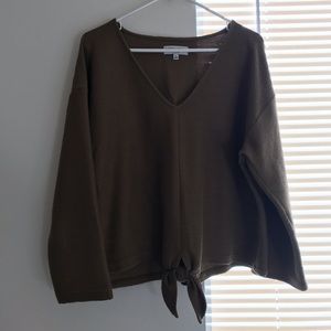 Maxwell tie-front shirt